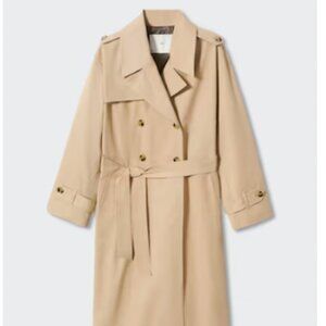 Mango Cotton classic trench coat